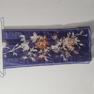 Anne Klein purple vintage scarf